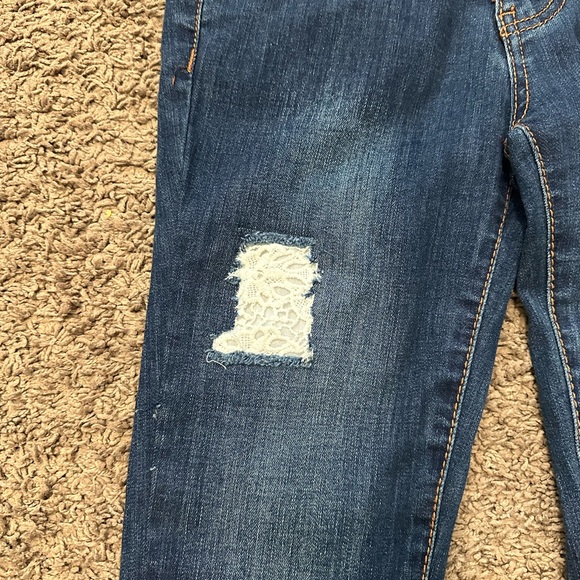 Cat & Jack Laced Distressed Skinny Jeans - Picture 3 of 4
